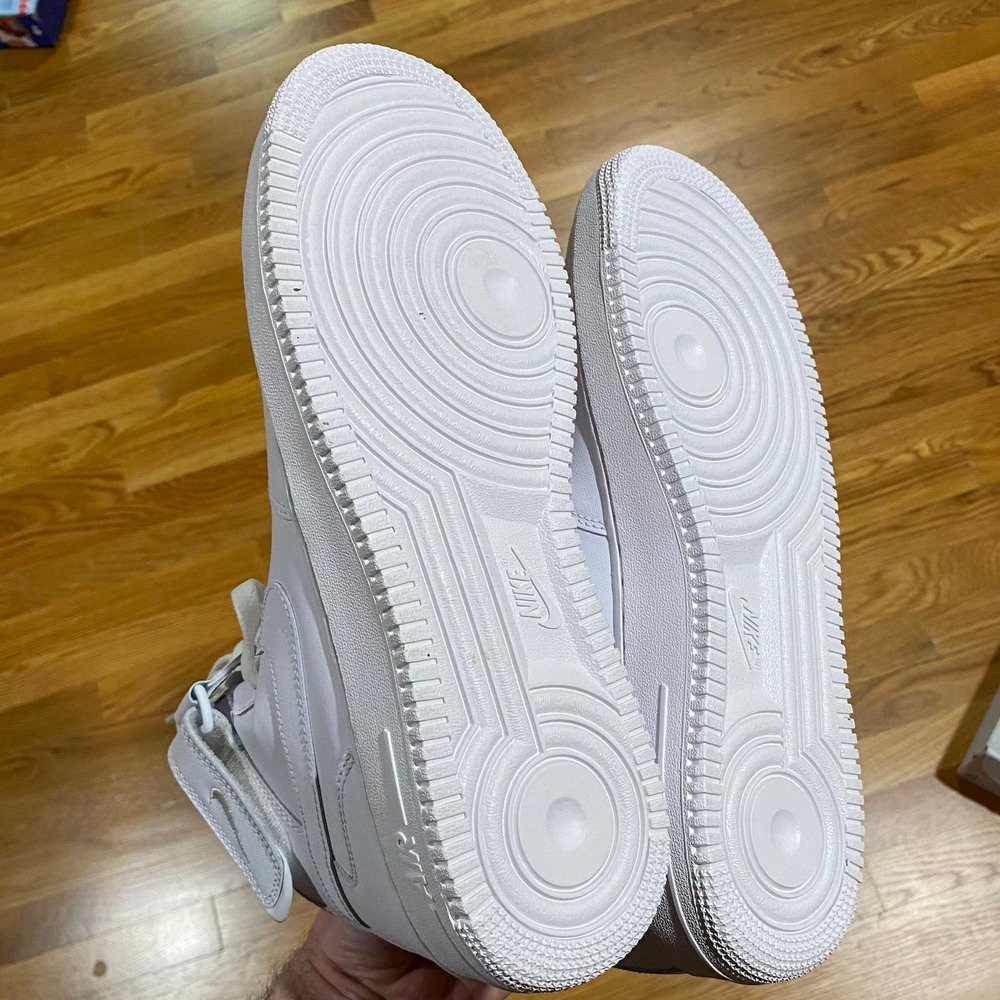 Nike Air Force 1 Mid '07 White/White Mens 11 CW2289-111 New - Picture 7 of 7